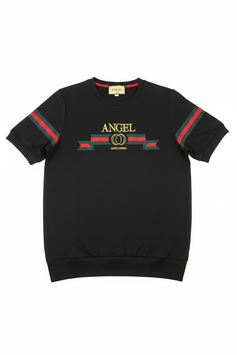 ANGEL Stripe Detail Women's T-Shirt