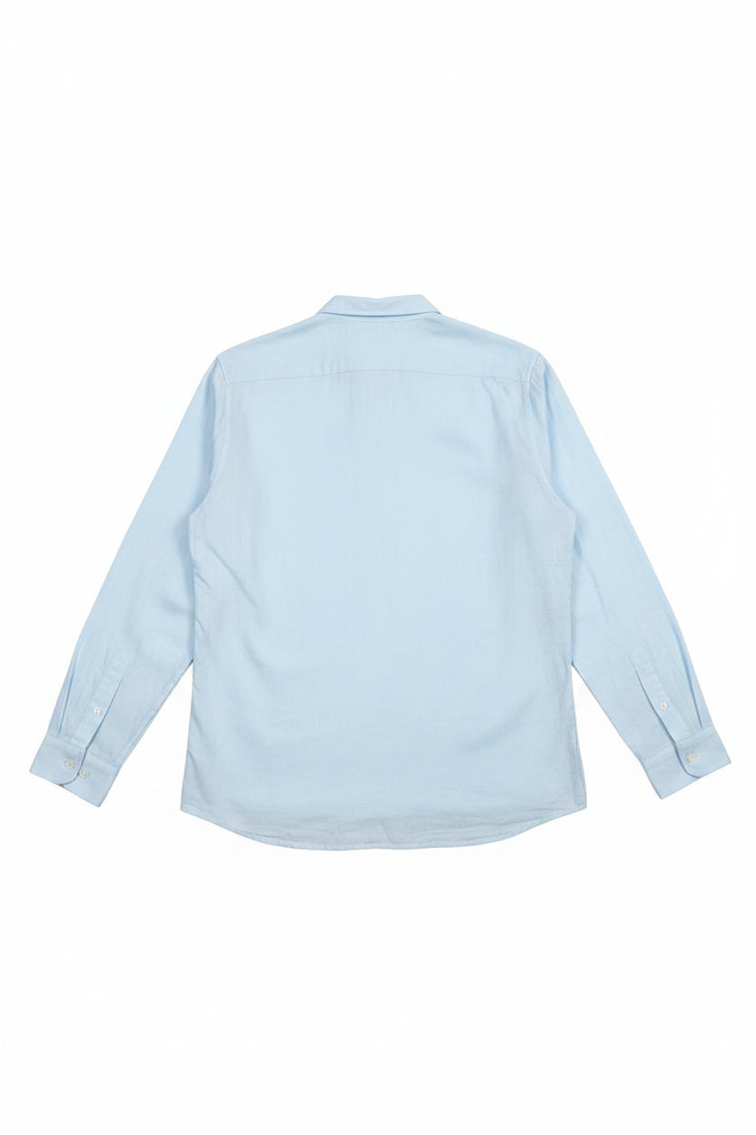Sky Blue Full Sleeve Women's Casual Shirt