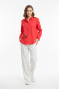Red "You" Script Women's Shirt